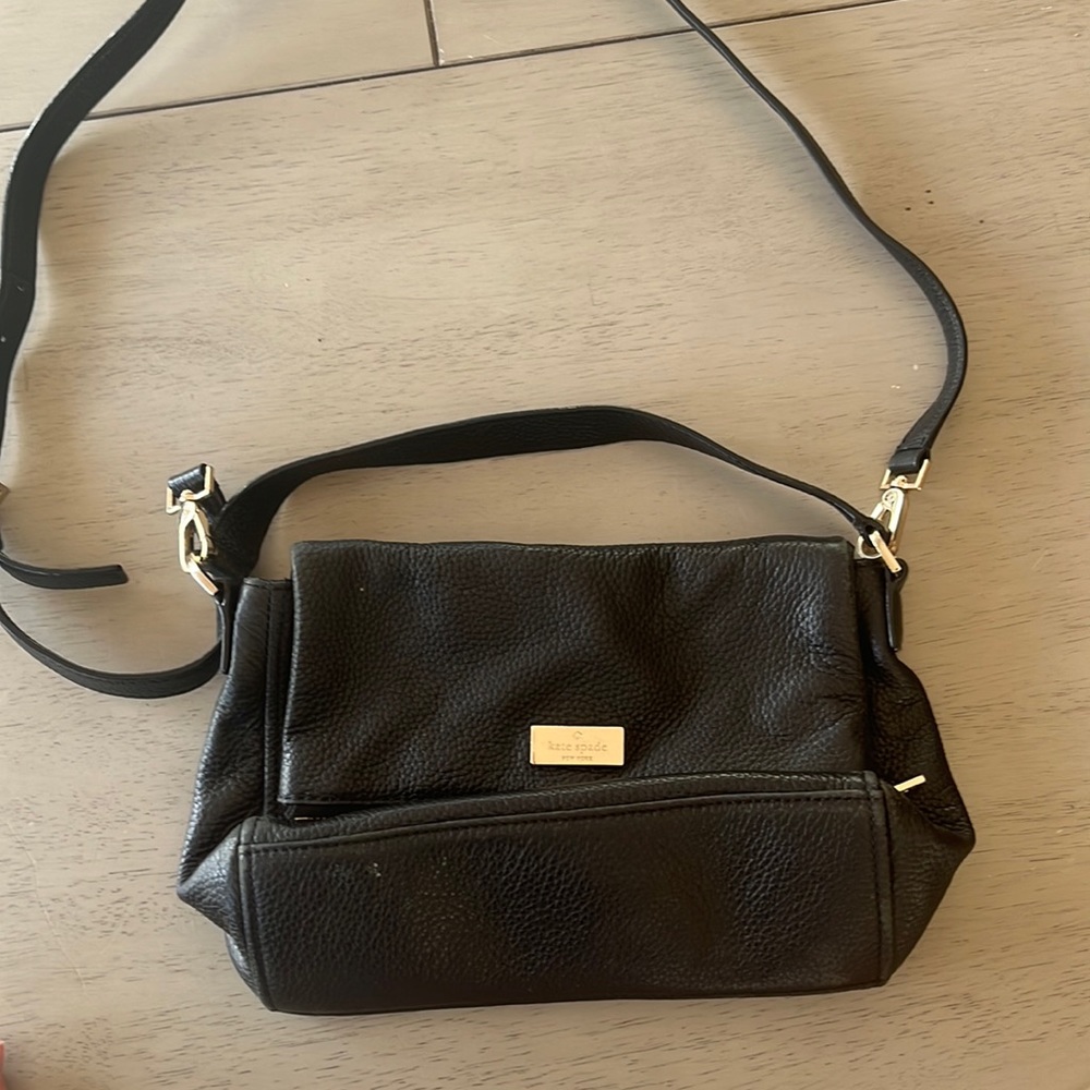 Black Kate spade cross body bag